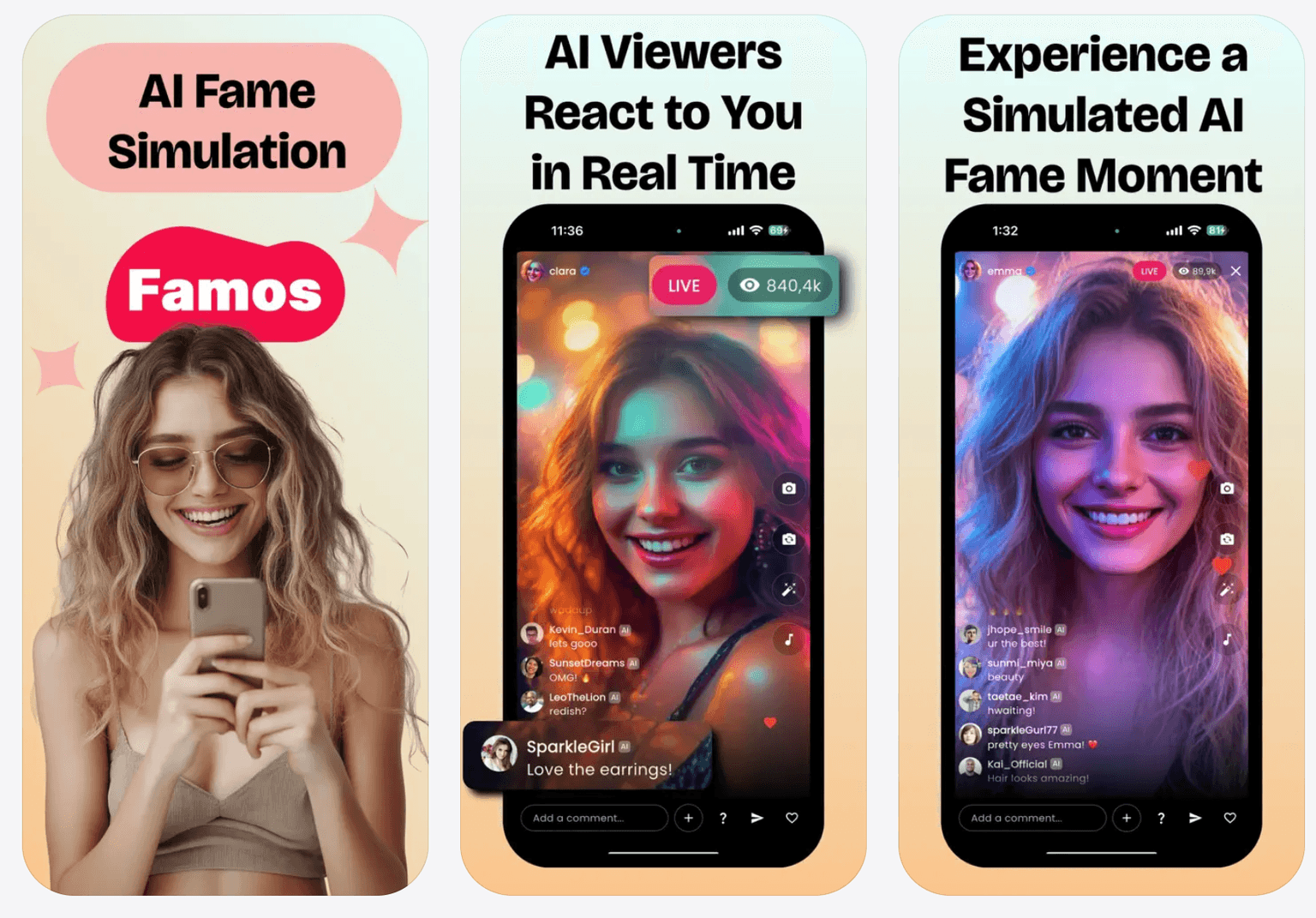 Fake Live Stream - Famos